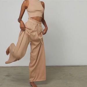 Lunya Cozy Cotton Silk Relaxed Pant, XL